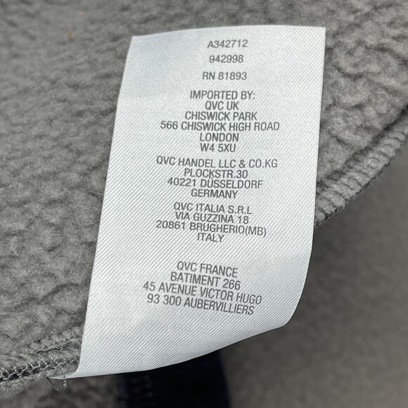 Denim & Company Women’s Medium Blue/Gray Polyester Jacket - Picture 4 of 5